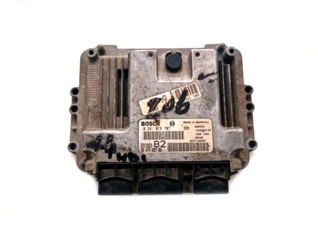 BOSCH ENGINE ECU CONTROL UNIT PEUGEOT 206 1.4 HDI