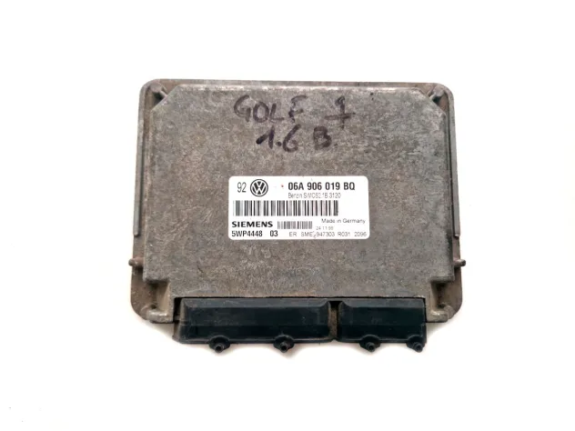 SIEMENS ENGINE ECU CONTROL UNIT VW VOLKSWAGEN GOLF 4 1.6 PETROL