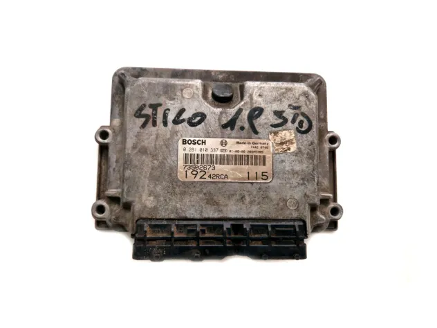 BOSCH ENGINE ECU CONTROL UNIT FIAT STILO 1.9 JTD 8V