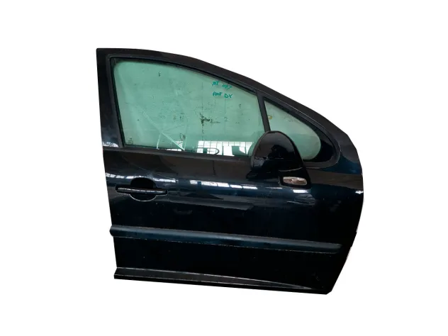 FRONT RIGHT SIDE DOOR BLACK PEUGEOUT 207