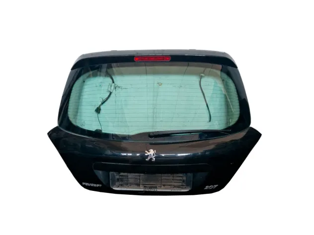 REAR BACK DOOR BLACK PEUGEOT 207