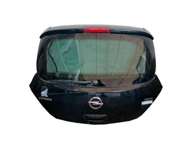 REAR BACK DOOR BLACK OPEL CORSA 3 DOORS