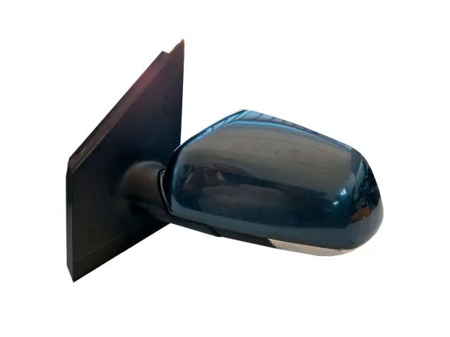 BLUE LEFT REAR VIEW MIRROR WITH ARROW VW VOLKSWAGEN POLO 9N