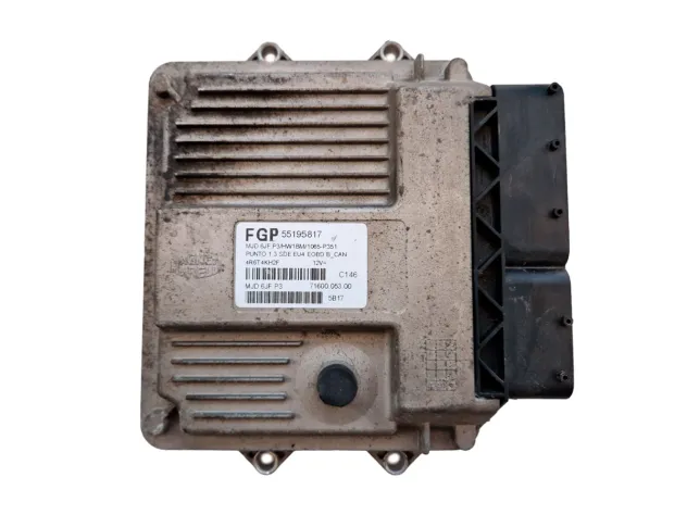 55195817 FGP ENGINE ECU CONTROL UNIT FIAT PUNTO 1.3 EURO4