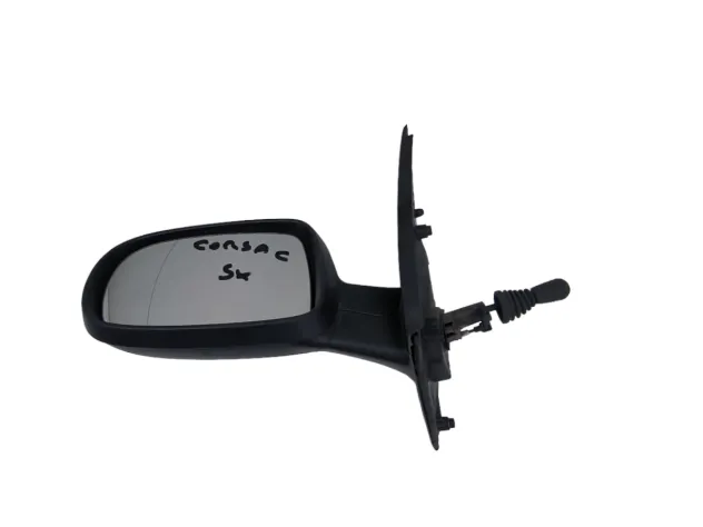 LEFT REAR VIEW MIRROR OPEL CORSA C GRAY