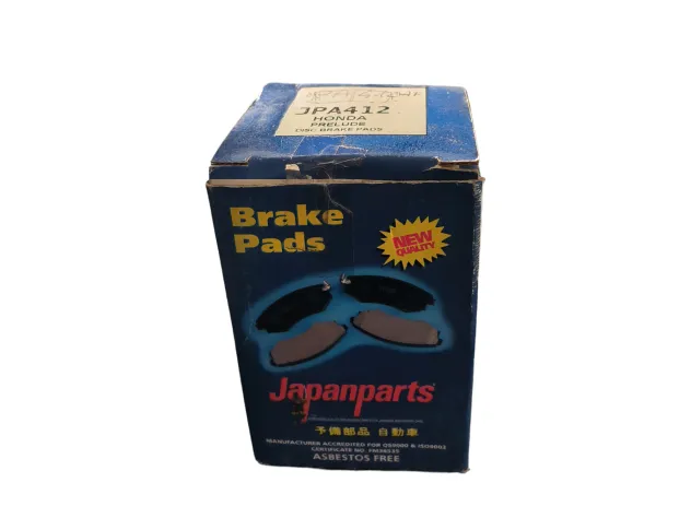 JAPANPARTS JPA412 FRONT BRAKE PADS HONDA PRELUDE