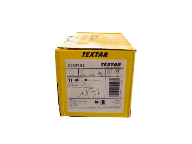 PASTIGLIE FRENO ANTERIORI TEXTAR 2163501 VW TRANSPORTER