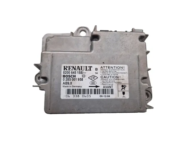 0285001958 ENGINE ECU CONTROL UNIT RENAULT CLIO 5 DOORS 2007