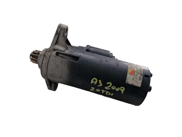 0986020280 BOSCH STARTER ENGINE VW VOLKSWAGEN CADDY GOLF PASSAT \ AUDI A3 2.0 TDI