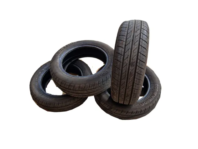 SET OF 4 USED SUMMER TYRES OVATION ECO VISION 165 60 14 75H