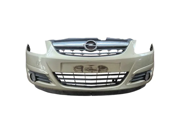 GOLD SAND ORIGINAL FRONT BUMPER OPEL CORSA D