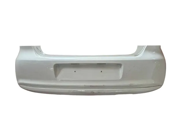 ORIGINAL REAR BUMPER WHITE VW VOLKSWAGEN POLO 6R