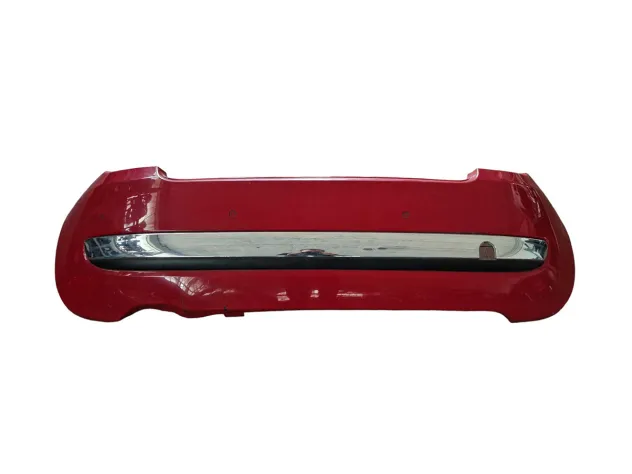 ORIGINAL REAR BUMPER RED FIAT 500