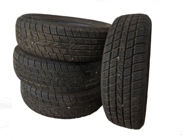 SET OF 4 USED WINTER TYRES HIGH WEIGHT POWERMARCH 195 / 65 / 14