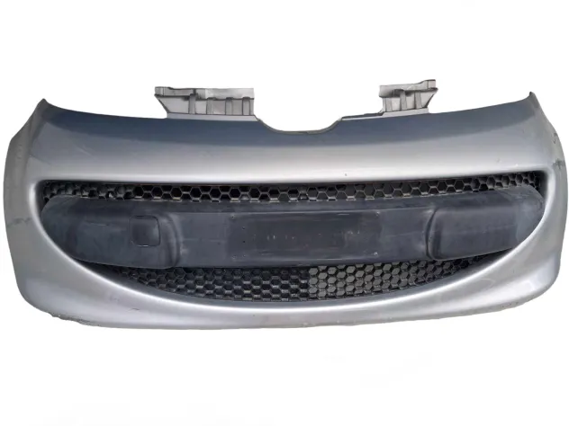 ORIGINAL FRONT BUMPER SILVER GREY PEUGEOT 107