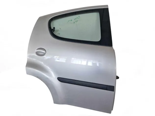 REAR RIGHT SIDE DOOR SILVER GREY PEUGEOT 107