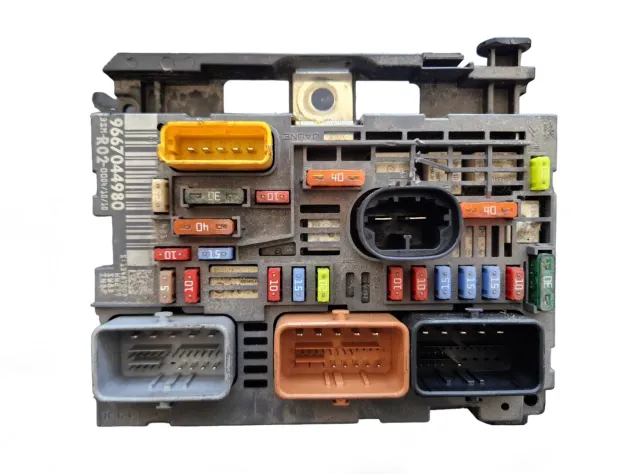 9667044980 FUSE BOX BODY COMPUTER PEUGEOT 3008 1.6 HDI