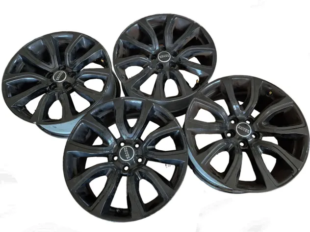 SET 4 CERCHI ORIGINALI IN LEGA 18" NERI LAND ROVER / RANGE ROVER / EVOQUE /