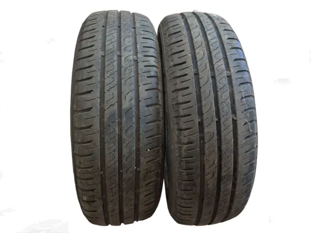 PAIR OF USED SUMMER TYRES BARUM BRAVURIS 5HM 165/65/14 71Y