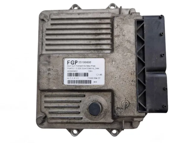 55186608 ENGINE ECU CONTROL UNIT FIAT PUNTO 188 1.3 MULTIJET