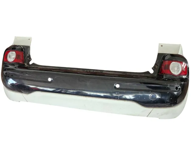 COMPLETE ORIGINAL REAR BUMPER WHITE AND BLACK CITROEN C3