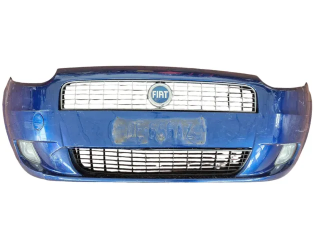 ORIGINAL FRONT BUMPER BLUE COLOR FIAT PUNTO 199 / GRANDE PUNTO