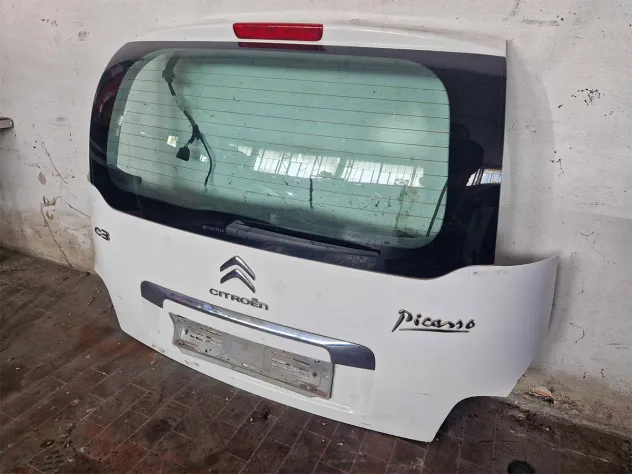 PORTELLONE POSTERIORE COMPLETO BIANCO CITROEN C3 PICASSO