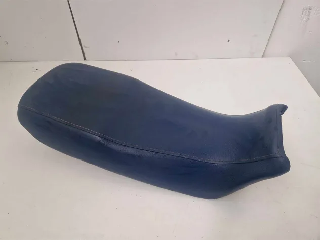 COMPLETE SEAT ORIGINAL BLUE LEATHER HONDA TRANSALP 600 OLD MODEL